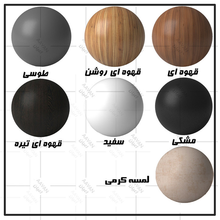 تخت خواب یک نفره کوچیل مدل KL841 سایز 120x200 سانتی متر