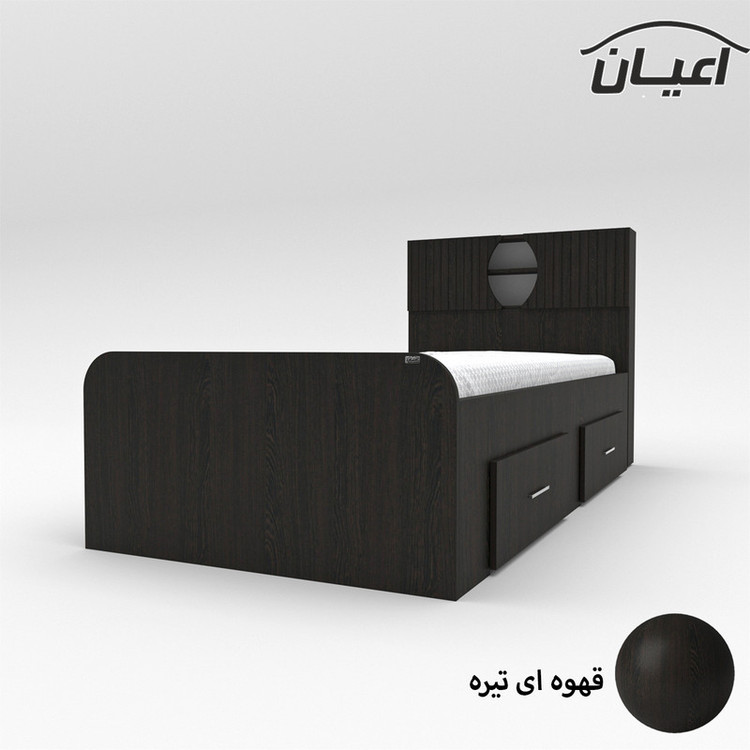 تخت خواب یکنفره کوچیل مدل KL514 سایز 90x200 سانتی متر