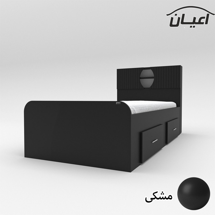 تخت خواب یکنفره کوچیل مدل KL514 سایز 90x200 سانتی متر
