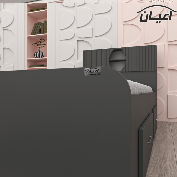 تخت خواب یکنفره کوچیل مدل KL514 سایز 90x200 سانتی متر