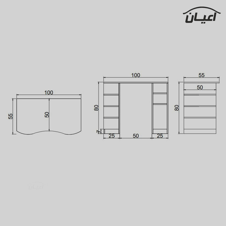 میز تحریر کوچیل مدل KL388