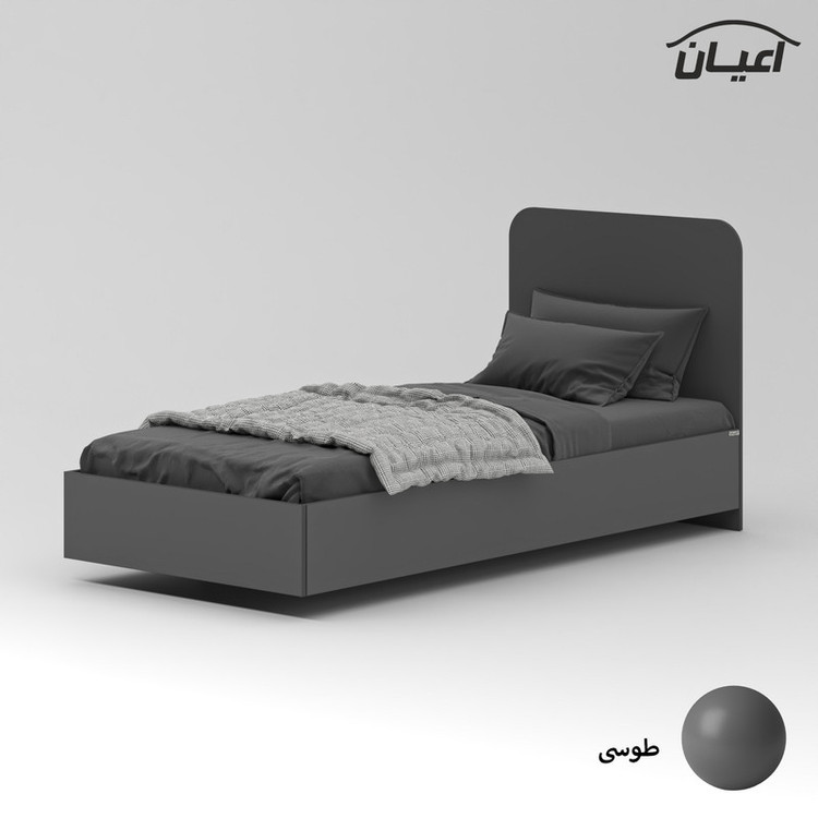 تخت خواب ملامینه یک نفره کوچیل مدل KL910 سایز 80x180 سانتی متر