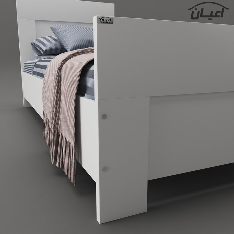 تخت خواب یکنفره کوچیل مدل KL654 سایز 80x180 سانتی متر