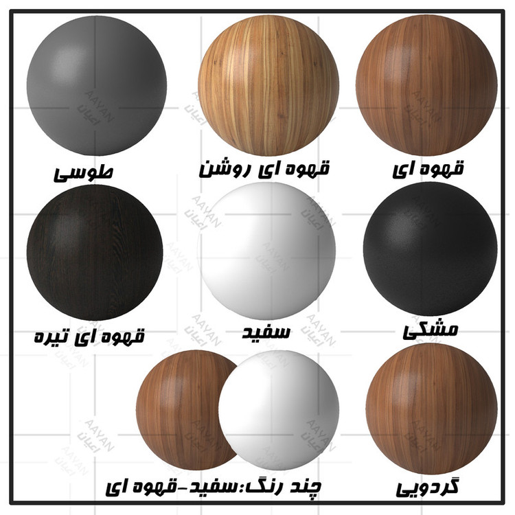 تخت خواب یکنفره کوچیل مدل KL654 سایز 80x180 سانتی متر