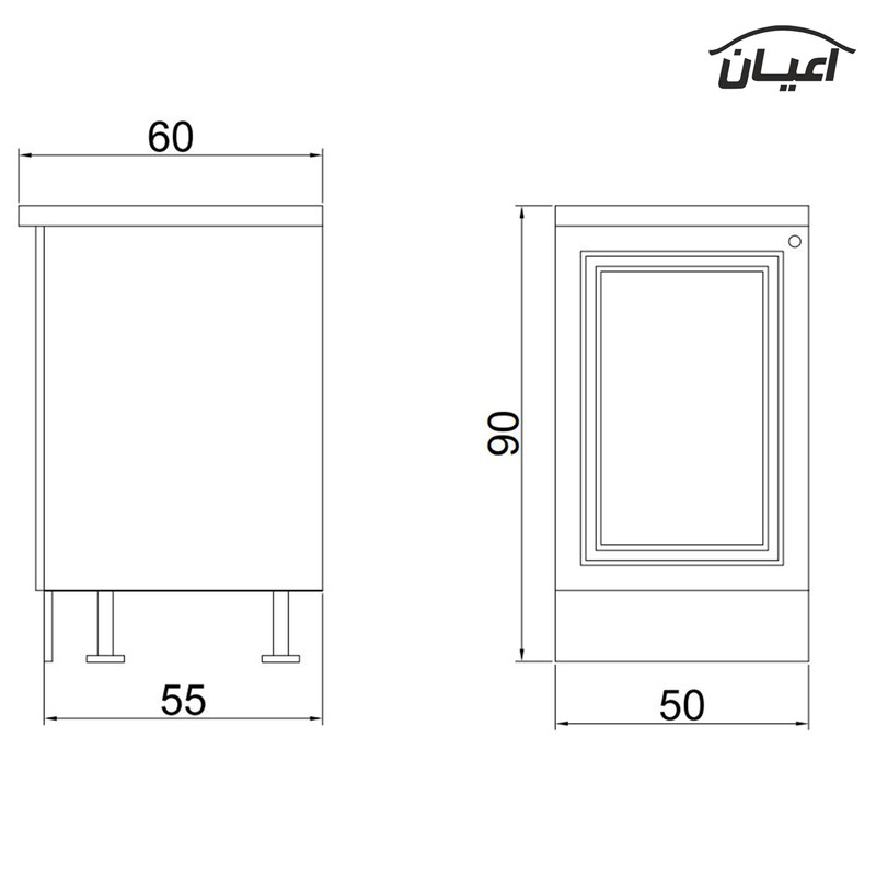 کابینت آشپزخانه کوچیل مدل KL C22