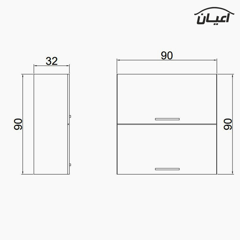 کابینت آشپزخانه کوچیل مدل KL CG16