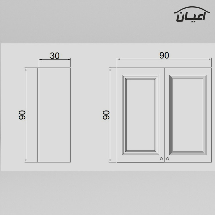 کابینت آشپزخانه کوچیل مدل KL CM24