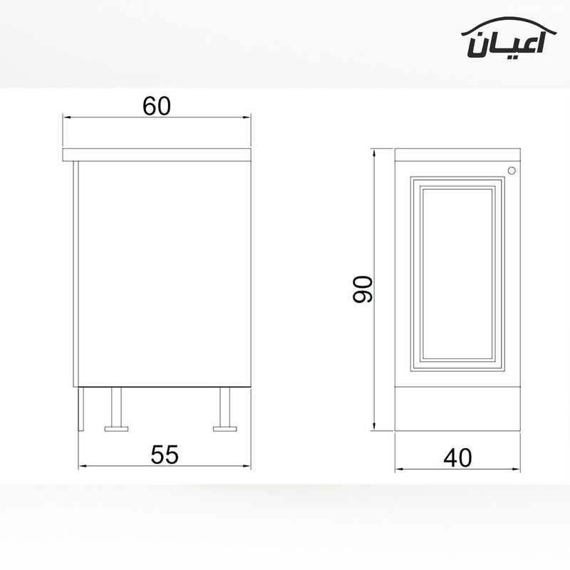 کابینت آشپزخانه کوچیل مدل KL CW23