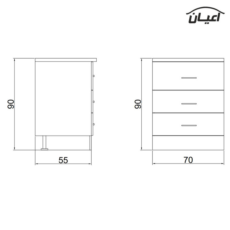 کابینت آشپزخانه کوچیل مدل KL CL14