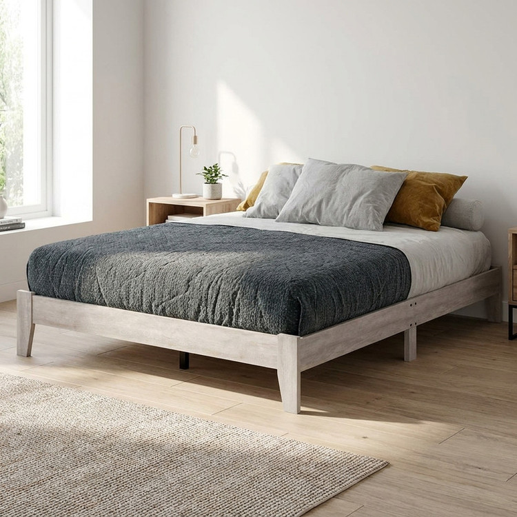 تختخواب ام دی اف دو نفره کوچیل مدل Z127-MDF سایز 165 × 207 سانتیمتر