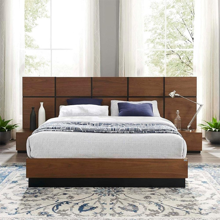 تخت خواب ام دی اف دونفره کوچیل مدل Z126-MDF سایز 240×210 سانتی متر