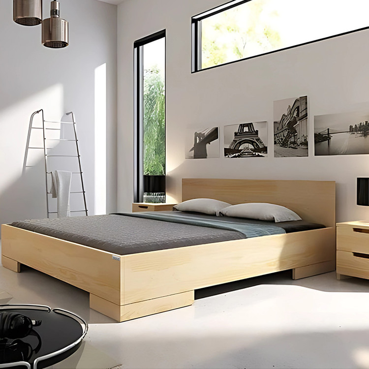 تخت خواب ام دی اف دونفره کوچیل مدل Z122-MDF سایز 167×210 سانتی متر