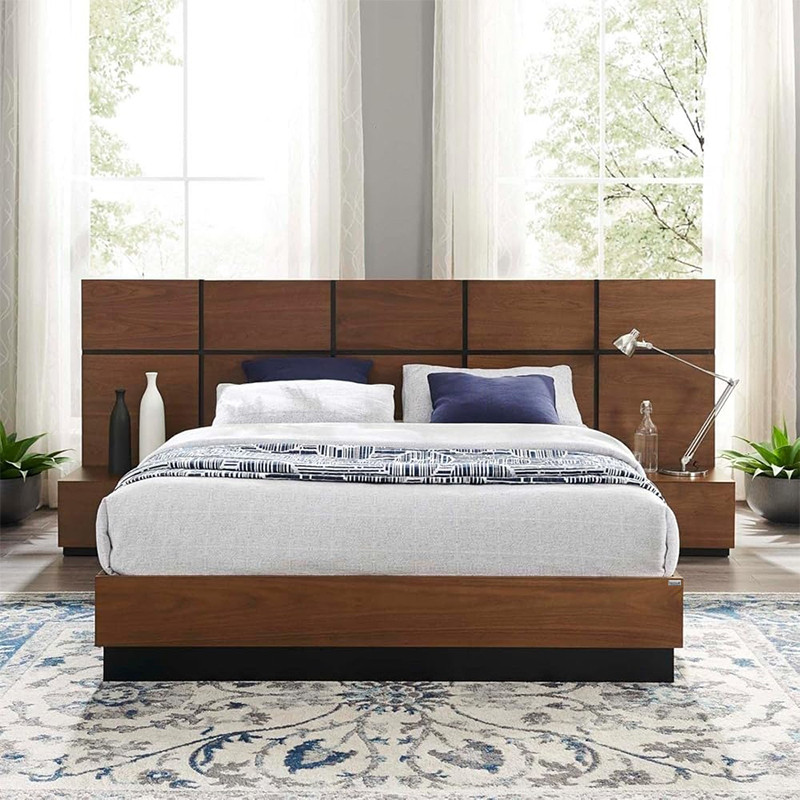 تخت خواب ملامینه دونفره کوچیل مدل Z126 سایز 240×210 سانتی متر