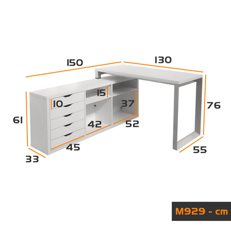 میز مدیریت کوچیل مدل M929-MDF