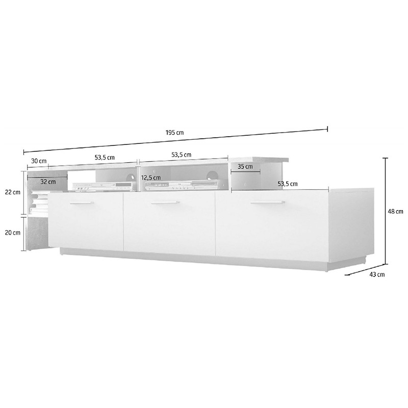 میز تلویزیون کوچیل مدل TV108-MDF