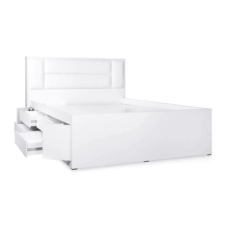 تخت‌خواب ام دی اف دو نفره کوچیل مدل Z114-MDF سایز 160 * 200 سانتی‌متر