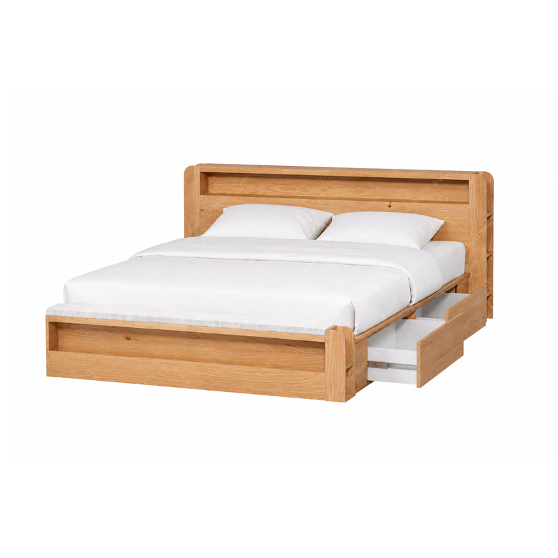 تخت خواب ام دی اف دو نفره کوچیل مدل Z129-MDF سایز 190×220 سانتیمتر