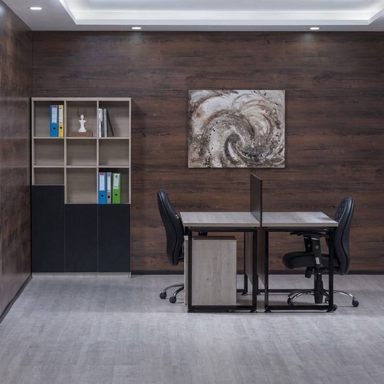 میز کارگروهی کوچیل مدل W518-MDF سایز 130 × 130 سانتی متر