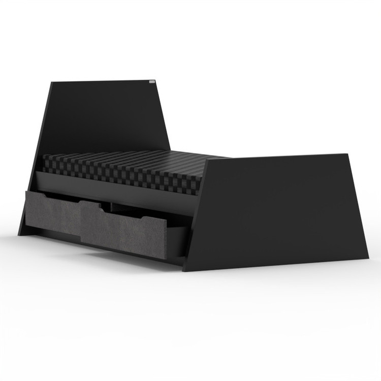 تختخواب ام دی اف یک نفره کوچیل مدل Z118-MDF سایز 120 * 208 سانتیمتر