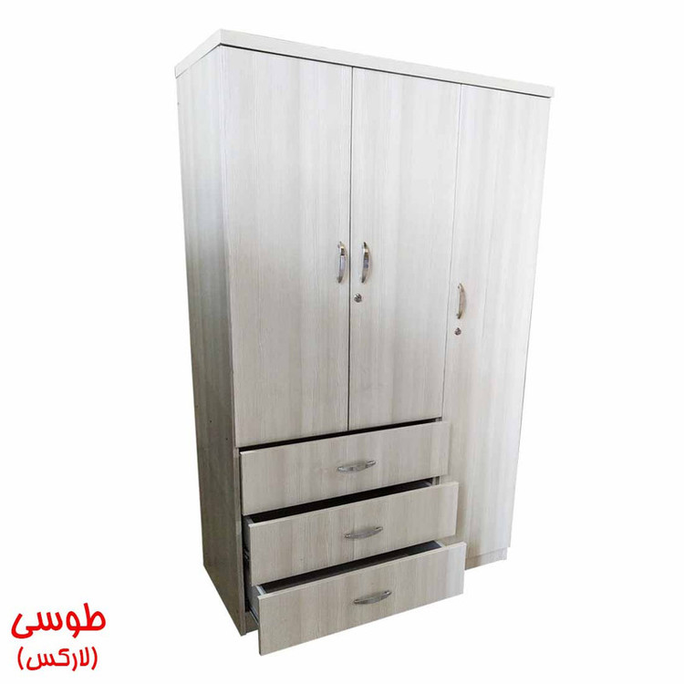 کمد لباس سه درب و سه کشو قفلدار مدل CL07 | کوچیل