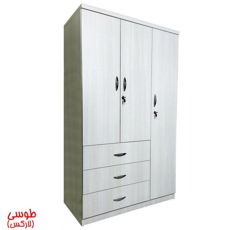 کمد لباس سه درب و سه کشو قفلدار مدل CL07 | کوچیل