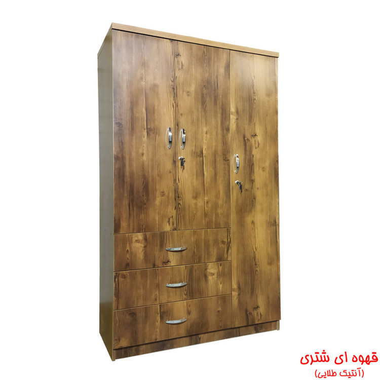 کمد لباس سه درب و سه کشو قفلدار مدل CL07 | کوچیل